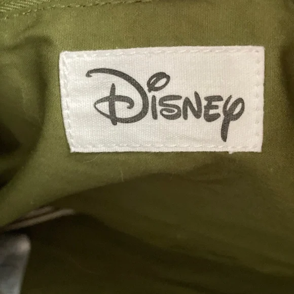 Disney Bambi & Flower Quilted Tote Brown Trim Floral Embroidered Straps - Picture 2 of 11